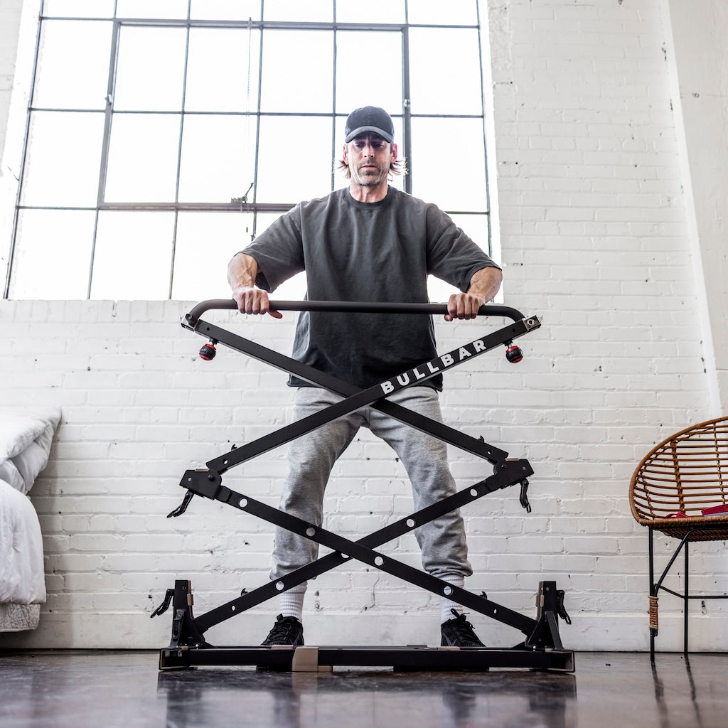 BULLBAR 2.0 – Portable Pull-Up Bar and Dip Station | Freestanding, Foldable, No Assembly
