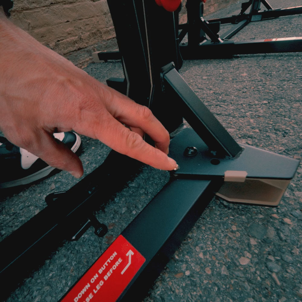 Close-up of the BULLBAR folding mechanism