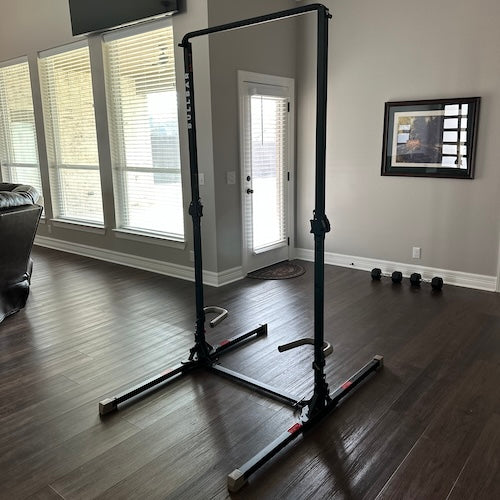 James L.’s BULLBAR unfolded and in use at home